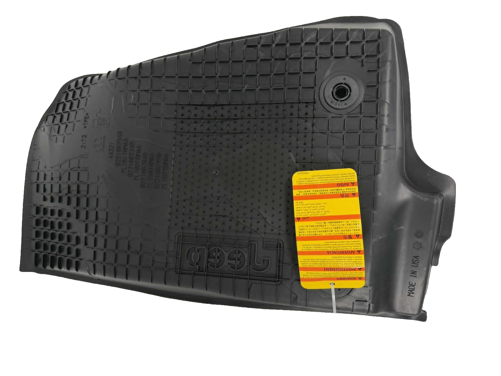 2018-2026 OEM JL 2-Door Wrangler All Weather Floor Mat OEM Black 7LT61TX7AA