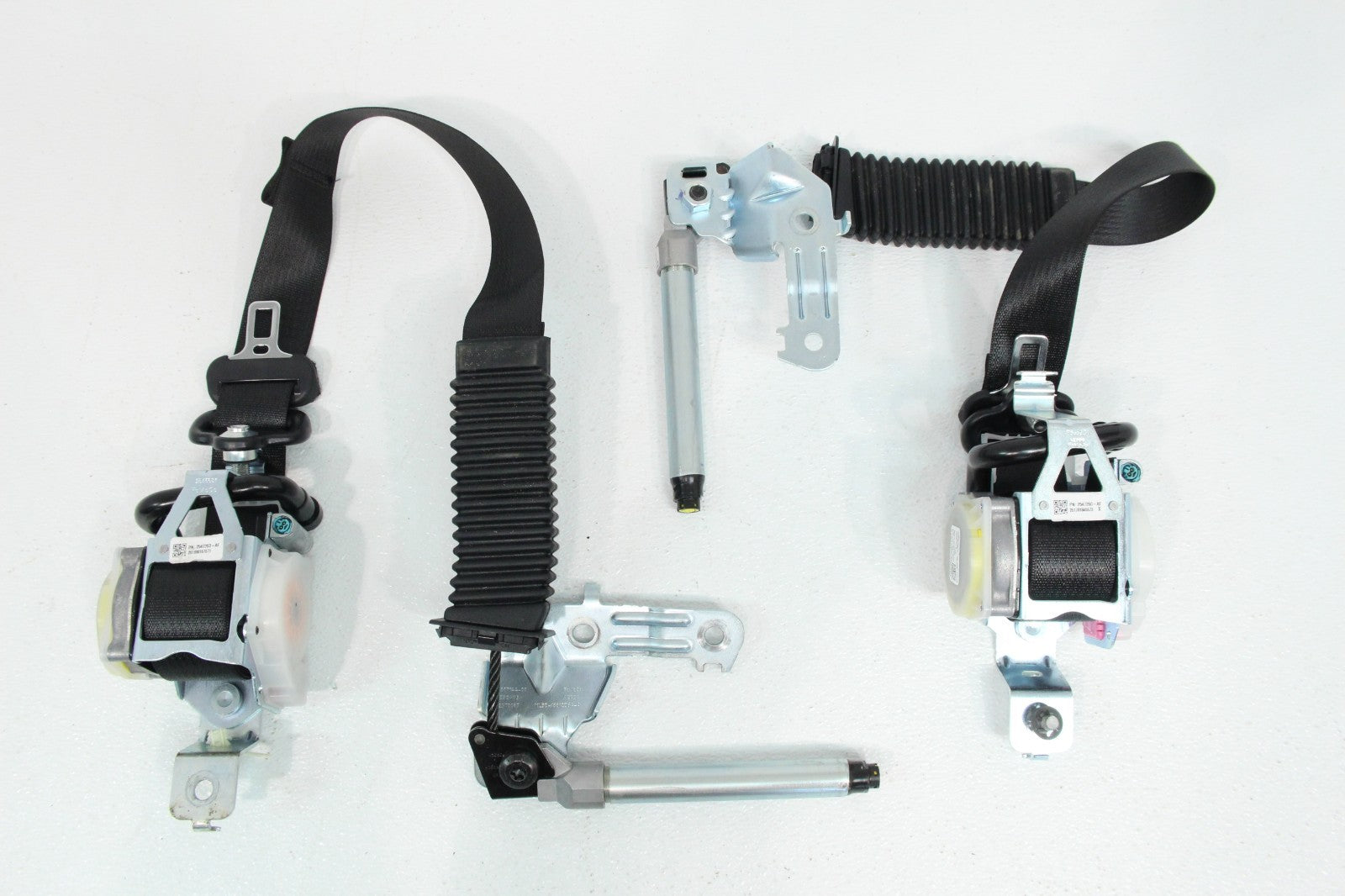 2021 - 2026 Ford F-150 Front Seat Belt Retractor Pair Driver Passenger Black OEM