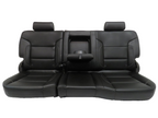 2014-2019 Sierra Silverado Crew Cab Rear Seats, LTZ Black Perforated Leather