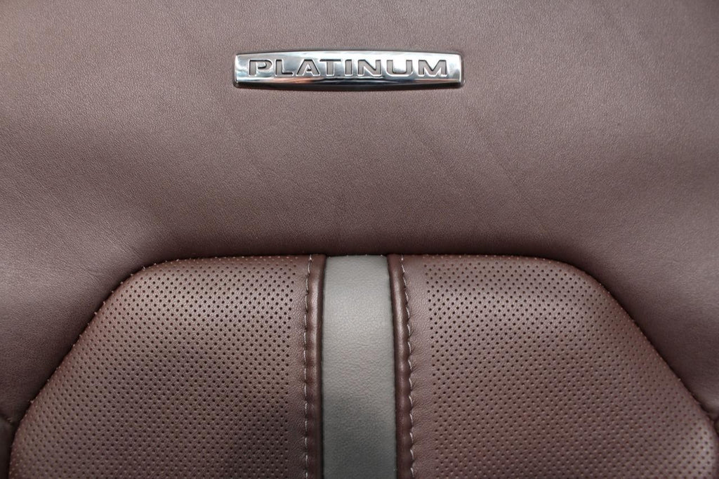 2015 - 2022 Ford F150 Super Duty Platinum Seats Set, Brunello Leather Heat Cool