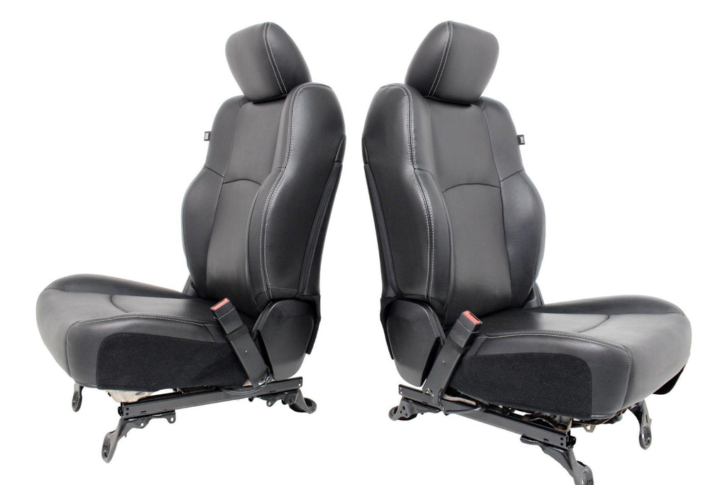 2009 - 2018 Dodge Ram Laramie Black Leather Heated & Cooled Front Seats