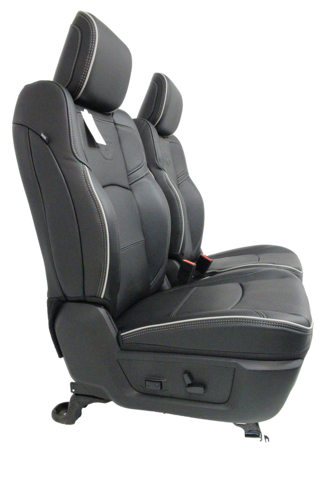 2019 - 2026 Ram 2500 3500 HD Seats Set, Rebel Black Leather Crew Cab Heat Cool