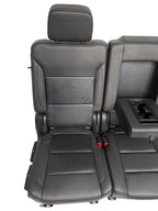 2021 - 2026 Chevy Tahoe Suburban 2nd Row Bench Seat, LT Black Leather Power Heat