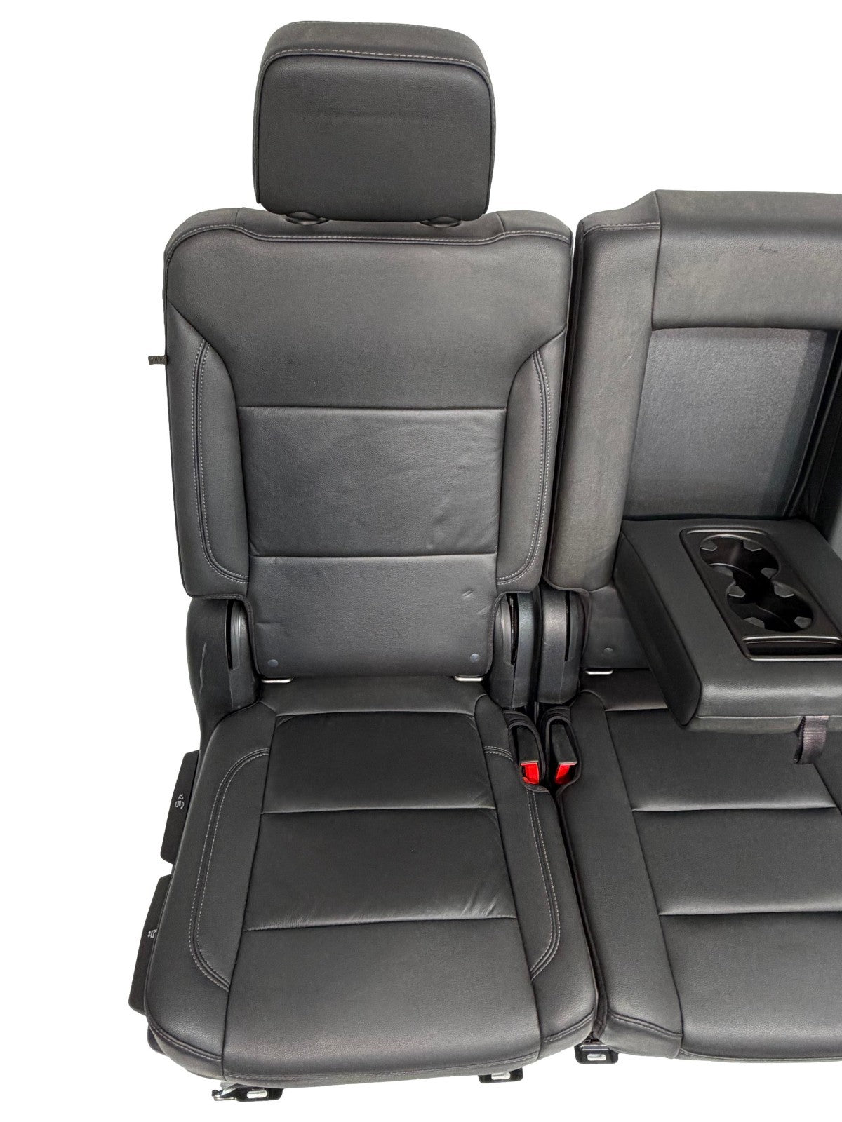 2021 - 2026 Chevy Tahoe Suburban 2nd Row Bench Seat, LT Black Leather Power Heat