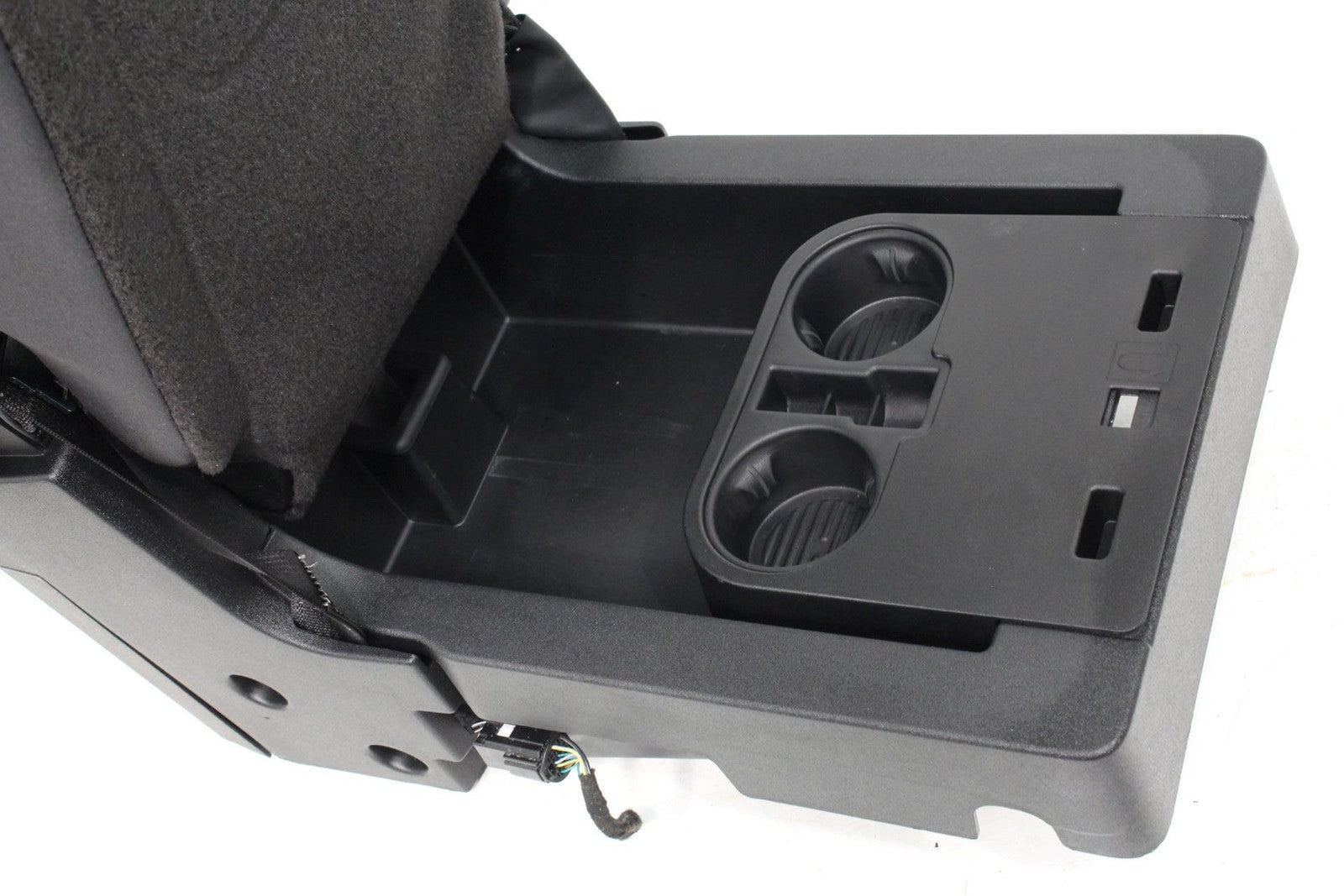 2015 - 2024 Ford F150 F250 Super Duty Jump Seat Center Console Black Leather Kit