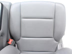 2014 - 2019 Sierra Chevy Silverado Front Seats Set, Work Truck Bench Gray Vinyl