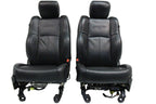 2002 - 2018 Ram Front Seats, Laramie Black Leather Heated Cooled w/ Memory