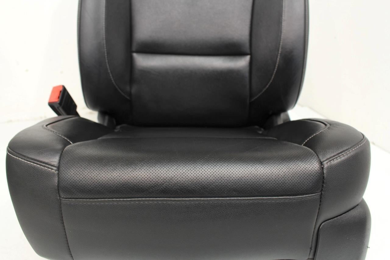 2014-2019 Sierra Chevy Silverado Front Seats, LTZ Black Leather, Heated Cooled