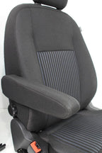 2015 - 2026 Ford Transit Seats, Black Charcoal Cloth Manual w/ Dual Armrests