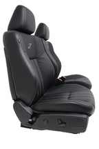 2011 - 2023 Chrysler 300 S Black Leather Front Seats, White Stitching, Heated