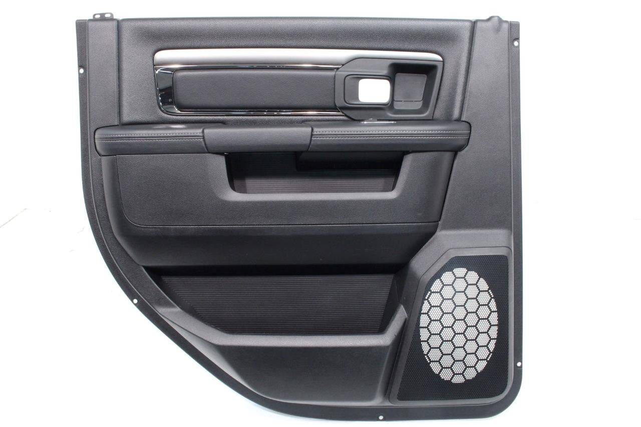 2013 - 2018 DS Ram Door Panels, Crew Cab Laramie Black w/ Switches OEM Mint