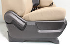 2011 - 2016 Ford Super Duty Front Seats, Adobe Tan Cloth 40/20/40 Split Bench