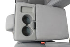 1999 - 2016 Ford Super Duty Front Seats, XL Steel Gray Cloth Bench w/ Jumpseat