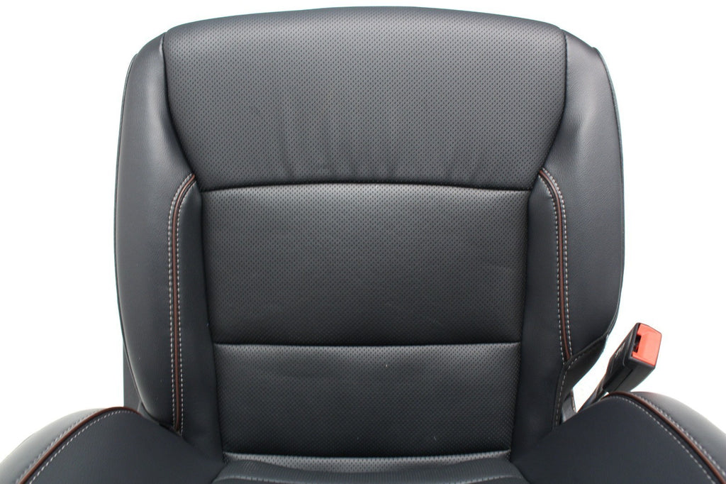 2023+ Ford Super Duty Seats Set, Crew Lariat Sport Black Leather Brown NEW