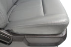 1999 - 2016 Ford Super Duty Steel Gray Vinyl Seats with Center Console Jump Seat