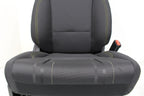 2015+ Ford F150 & Super Duty Seats, Manual STX Black Cloth w/ Lime Green Stitch