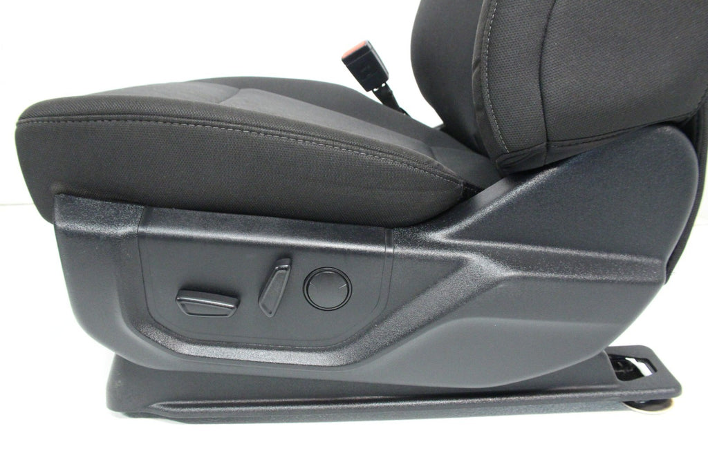 2015 - 2022 Ford F150 & Super Duty Front Seats, XLT Black Cloth Power Heat