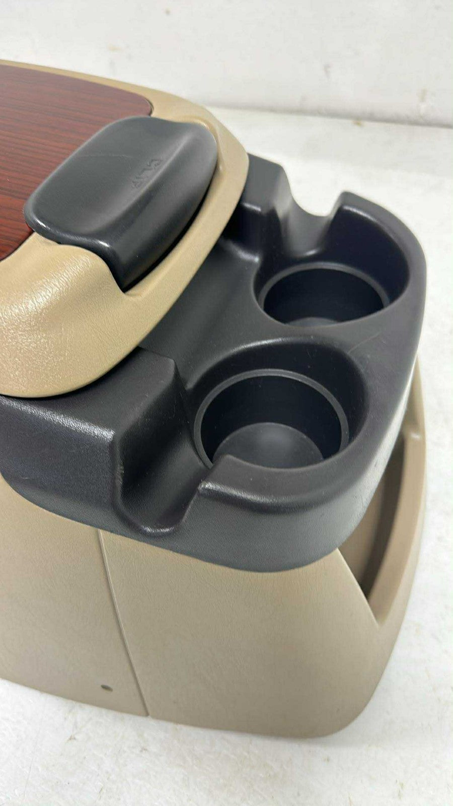 1999 - 2007 Ford Super Duty F250 Center Console, OEM Lariat Tan w/ Woodgrain