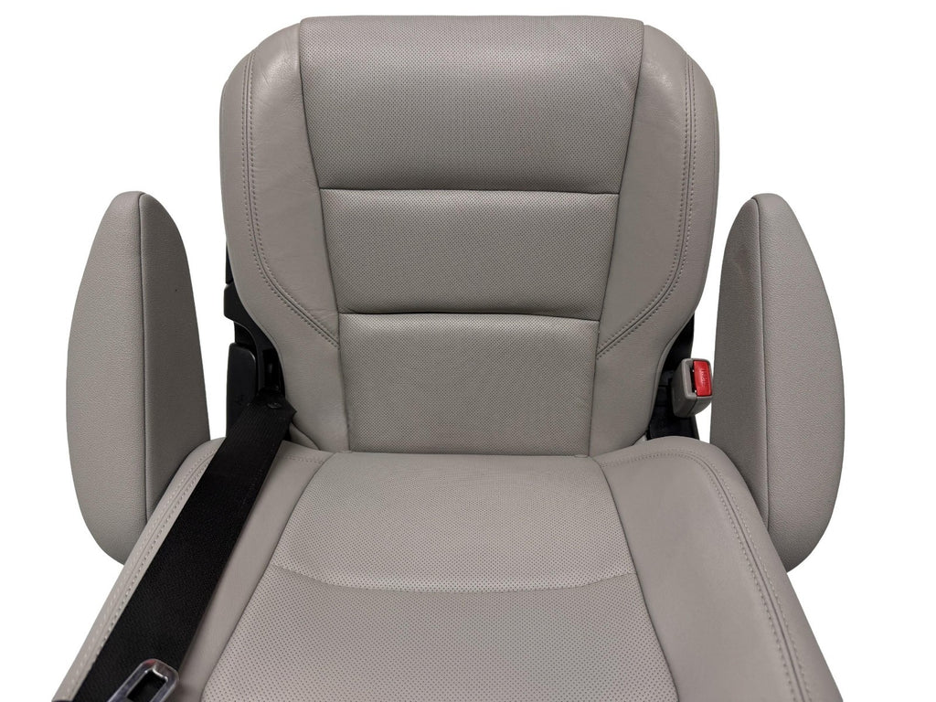 2011–2020 Toyota Sienna 2nd Row Captain's Chair Recliner Seats, Gray Leather OEM