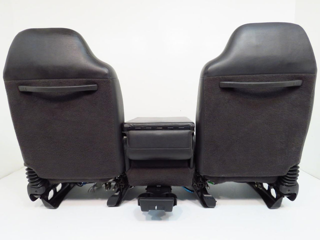1998 – 2002 Dodge Ram Quad Cab Leather Seat Set, Heated Integrated Belts OEM