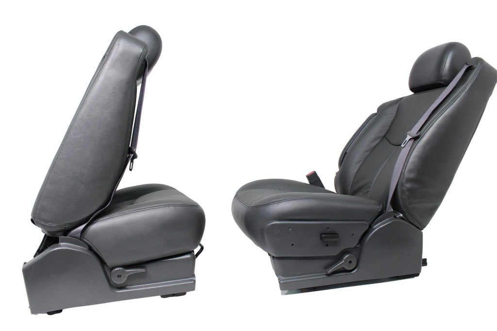 03 - 06 Silverado Sierra Tahoe Yukon Power Leather Seats Dark Pewter OEM