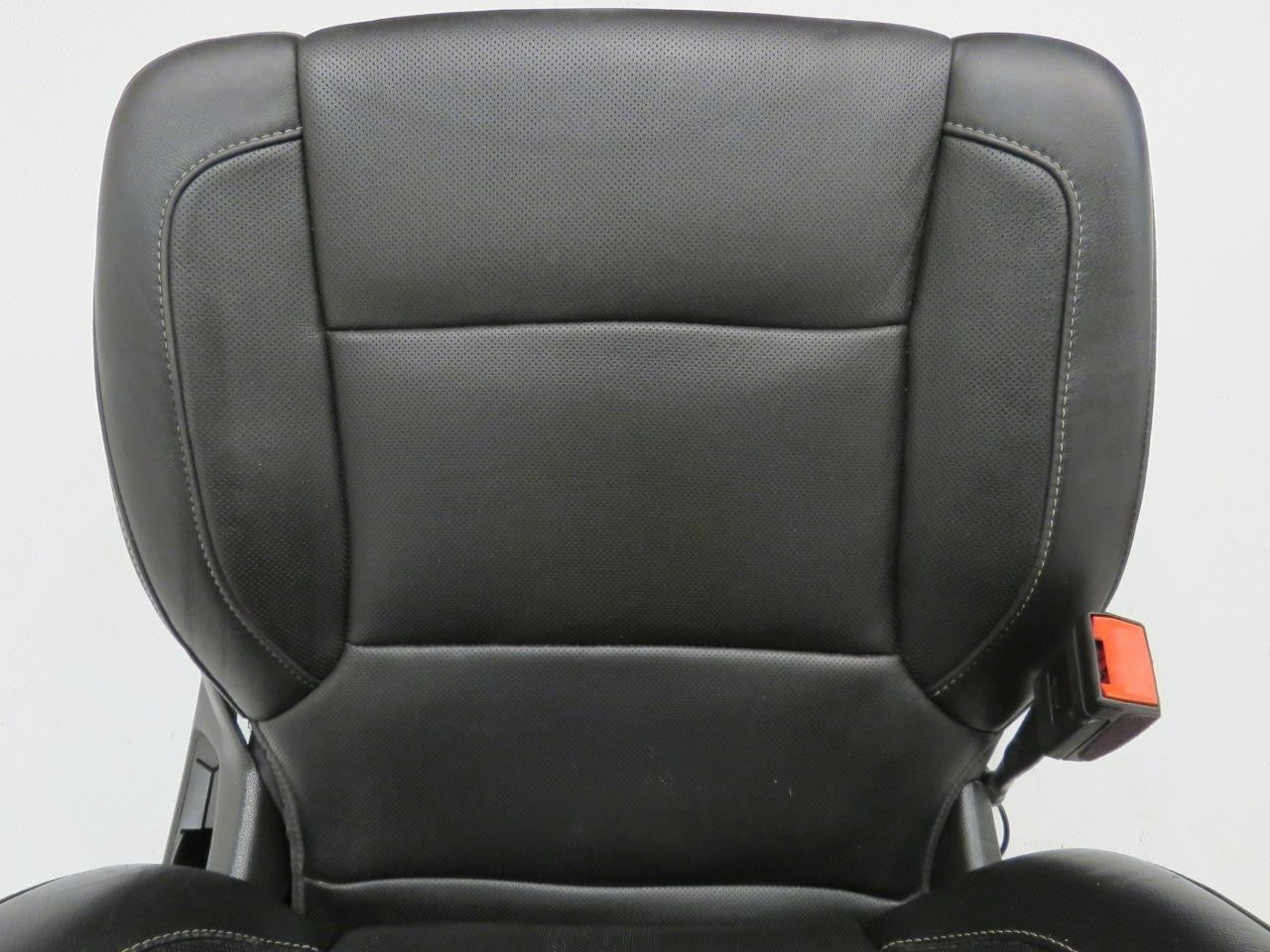 2014 - 2019 GM Sierra Silverado LTZ Seats, Front Rear Black Leather, Heat & Cool