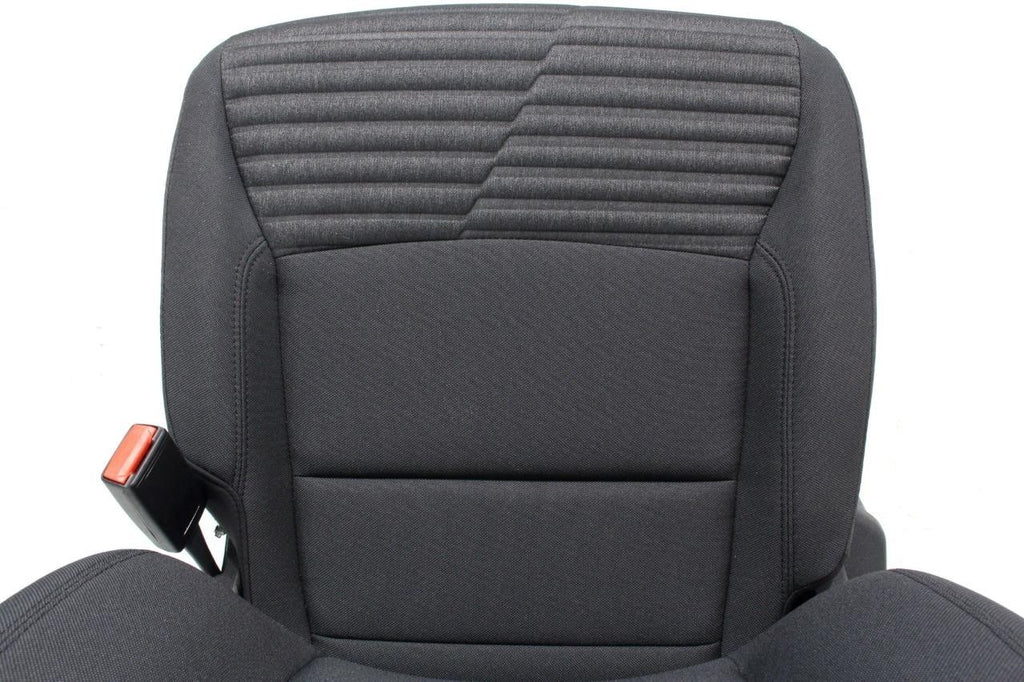 2015 - 2026 Ford F150 & Super Duty Seats, STX Black Cloth Manual w/ Lumbar