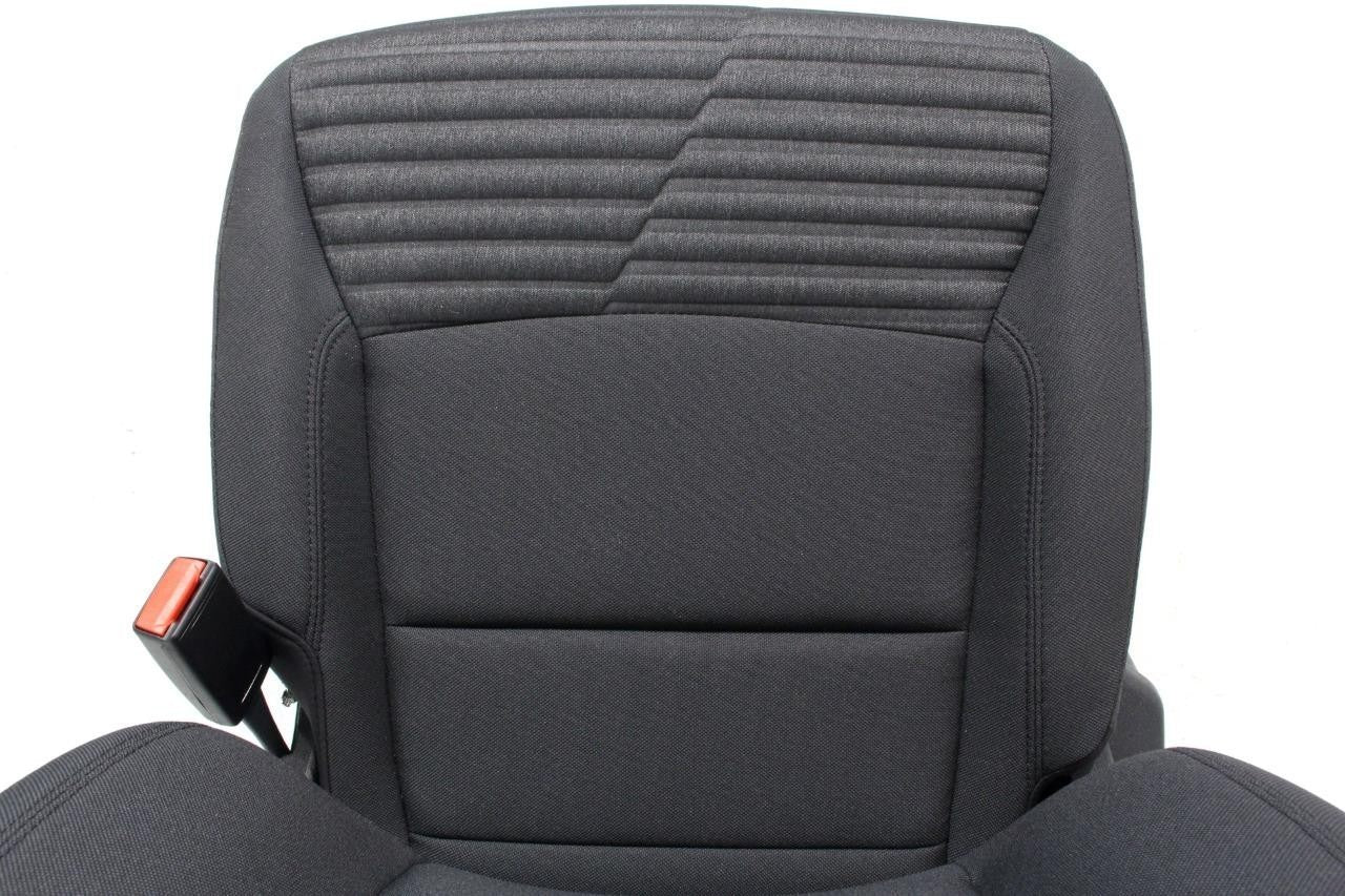 2015 - 2026 Ford F150 & Super Duty Seats, STX Black Cloth Manual w/ Lumbar