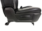 2002 - 2018 Dodge Ram Seats Set, Crew Cab Katzkin Black Leather Powered Heated