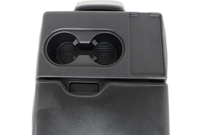 2015 - 2024 Ford F150 F250 Super Duty Jump Seat Center Console Black Leather Kit