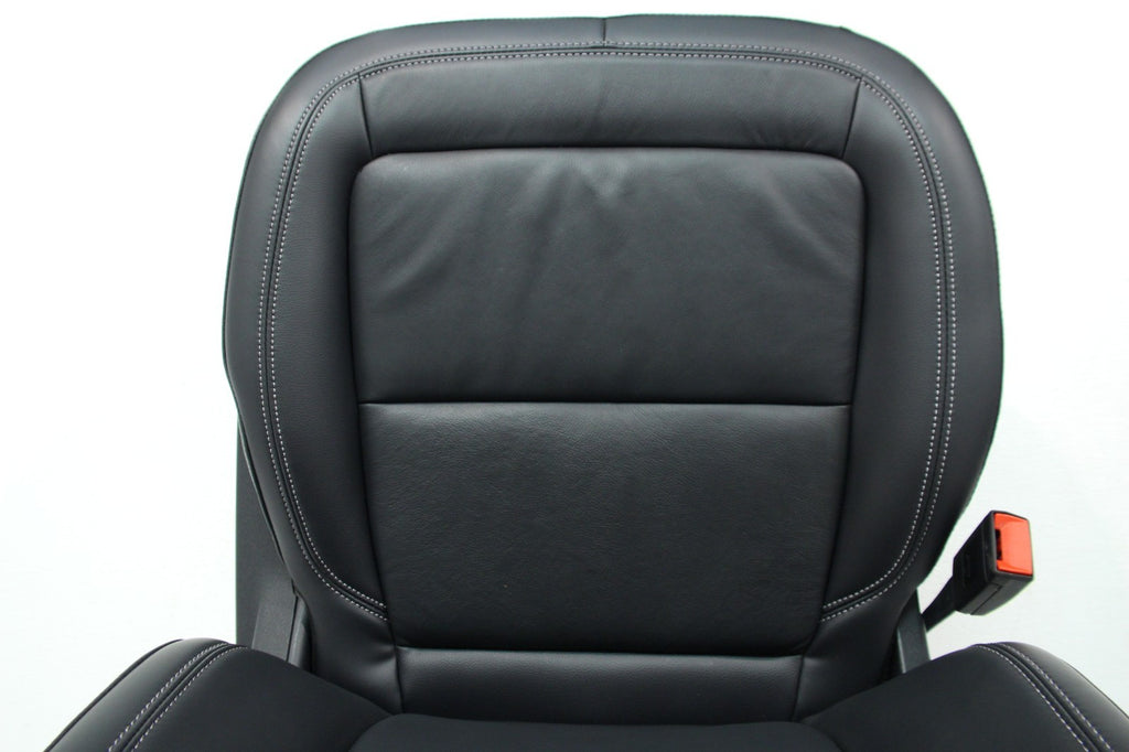 2021 - 2026 Ford Bronco Seats Set, 4-Door Outer Banks Black Leather Heated OEM