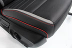 2022 - 2025 VW Golf GTI Mk 8.5 Seats Set Two-Tone Leather Black Gray Heat Cool