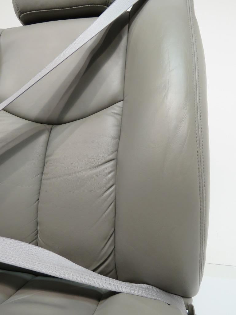 1999-2007 Sierra Silverado Seats, Pewter Gray Leather Power Driver w/o Armrests