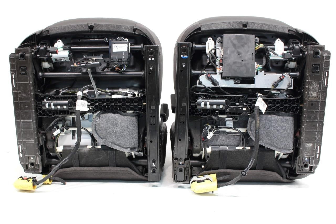 20-22 Sierra Denali Leather Seats Heated Cooled Door Panels Console, Brown Blue