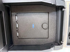15-22 Ford F150 Super Duty Center Console Black Platinum Red Stitch w/o Shifter