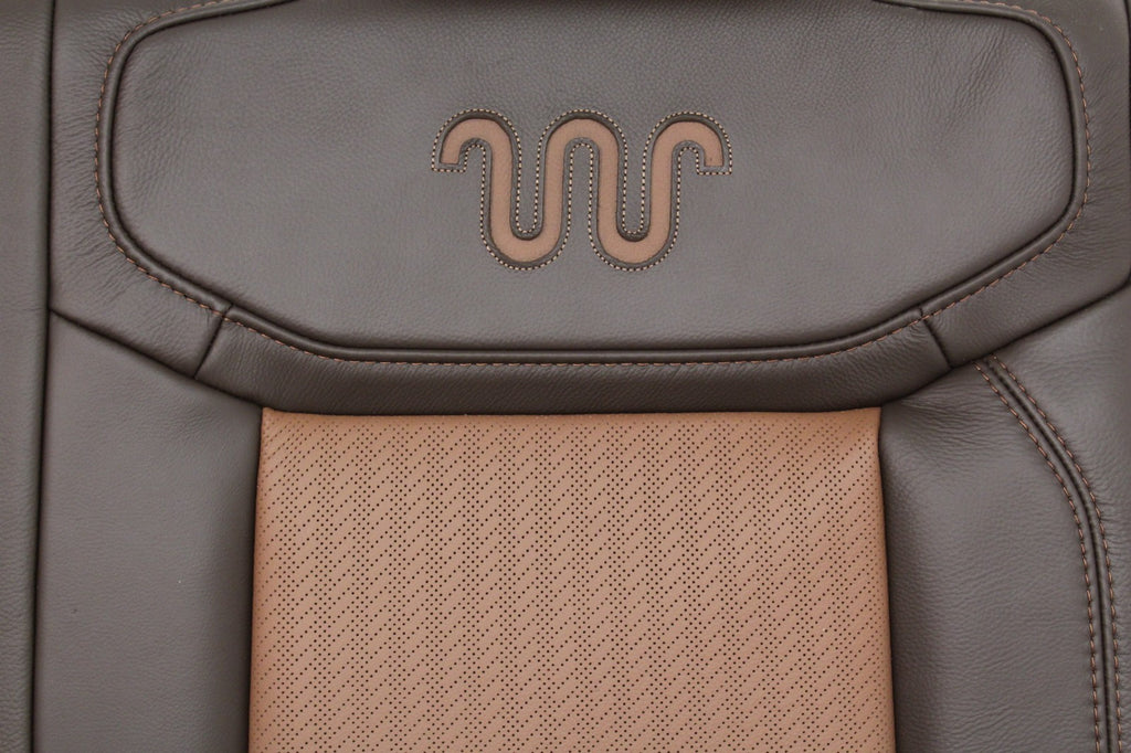 2021-2026 Ford F150 23+ Super Duty King Ranch Rear Seat, Crew Cab Heated Leather