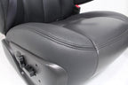99-06 Sierra Silverado Front Seats, Dark Pewter Leather, Power Lumbar Bolster