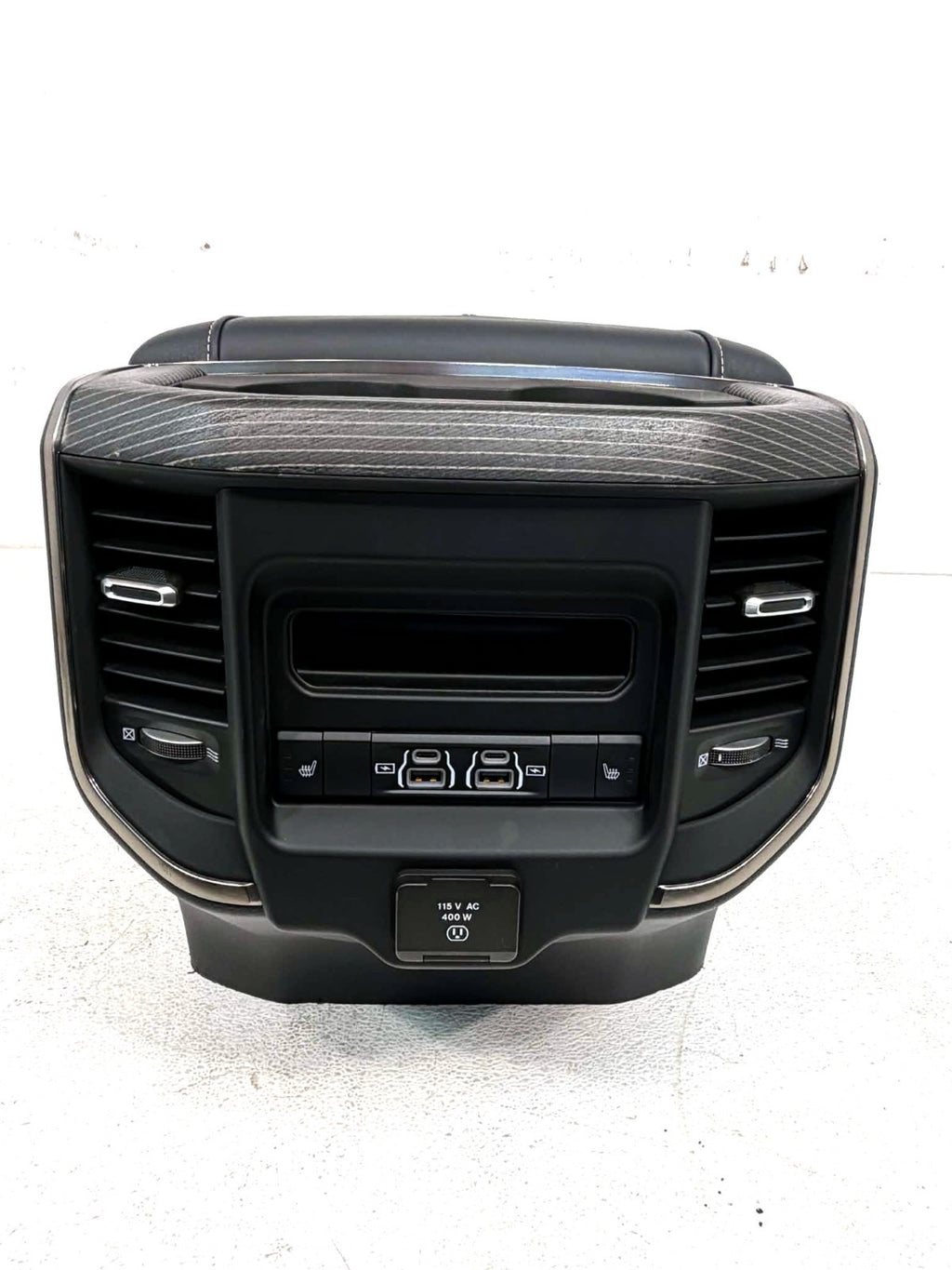 2019 - 2026 DT Ram 1500 Center Console Black Leather LIMITED w/ Wireless Charger
