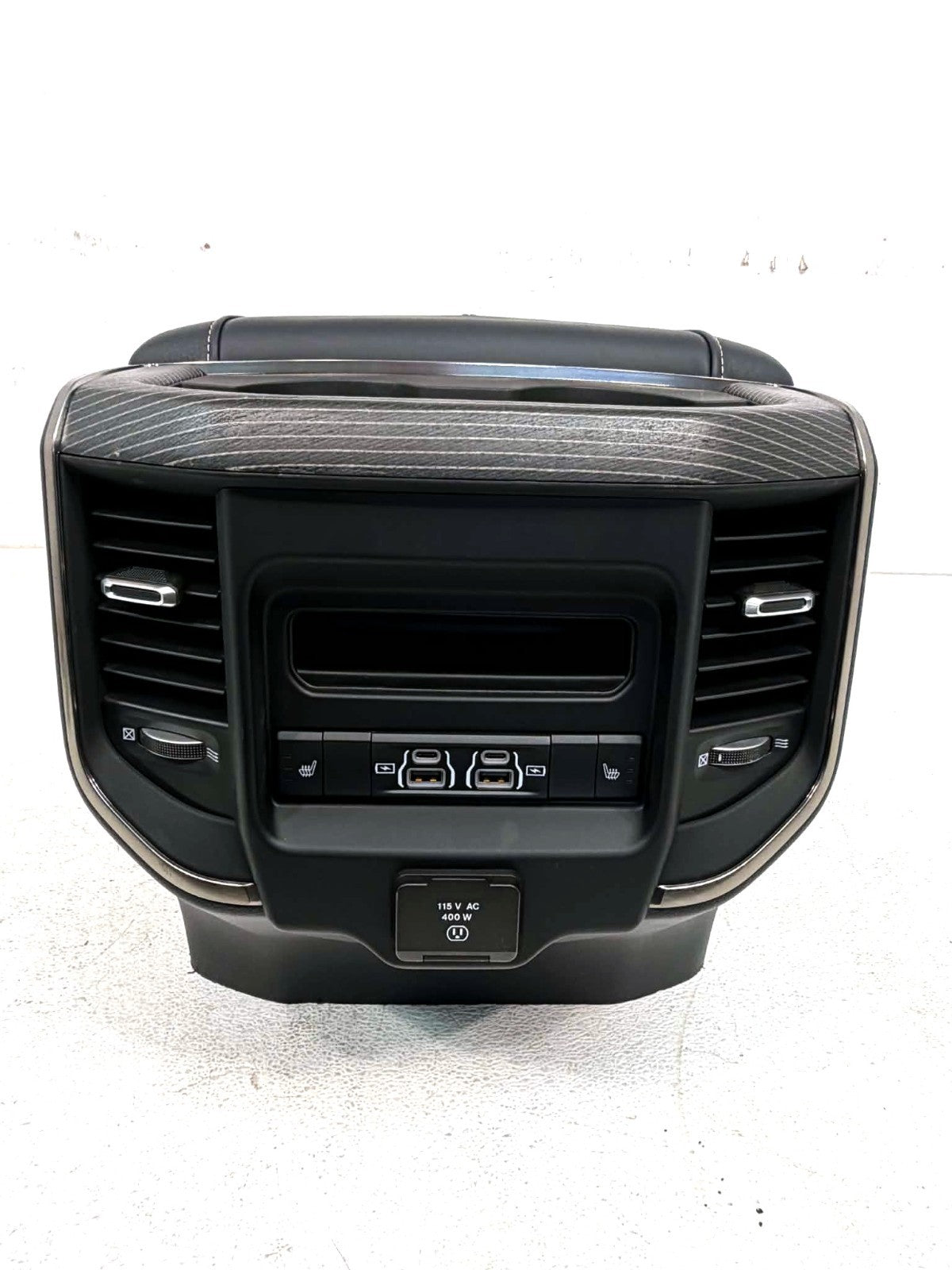 2019 - 2026 DT Ram 1500 Center Console Black Leather LIMITED w/ Wireless Charger