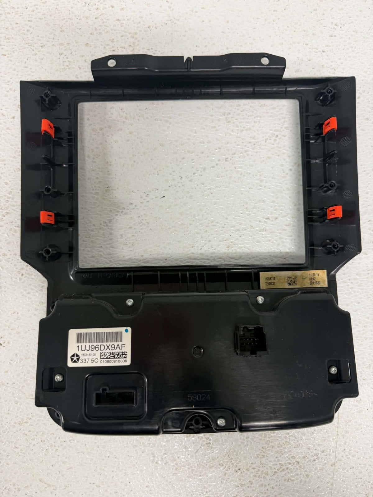 2013-2018 Dodge Ram 8.4 Radio Manual Climate Bezel HVAC Controls OEM 1UJ96DX9AF