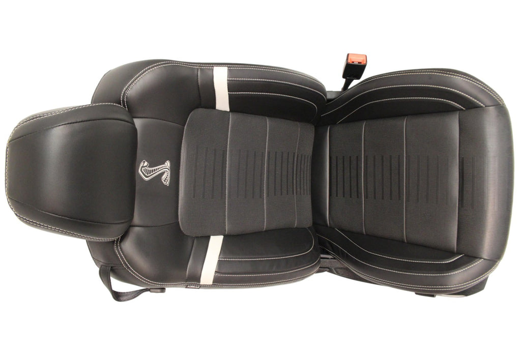 2015-2023 Ford Mustang Seats Set, Shelby GT500 Coupe Black Leather Heated Cooled
