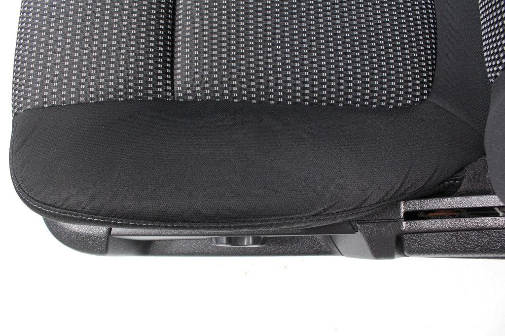 2009 - 2014 Ford F150 Front Seats, XL Black Gray Two-Tone Cloth, w/ Lumbar