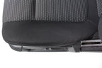 2009 - 2014 Ford F150 Front Seats, XL Black Gray Two-Tone Cloth, w/ Lumbar