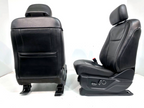 2017-2022 Ford Super Duty Lariat Front Seats, Black Leather Heat Ventilated