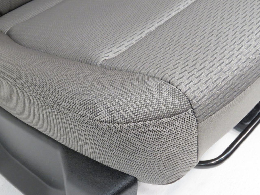 2015 - 2022 Ford F-150 Super Duty Front Seats, XLT Gray Cloth w/ Power Driver