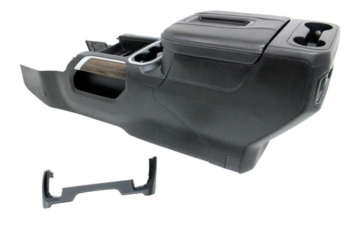 2019 - 2025 Chevy Sierra Silverado Center Console, LTZ Black w/ Wood Grain