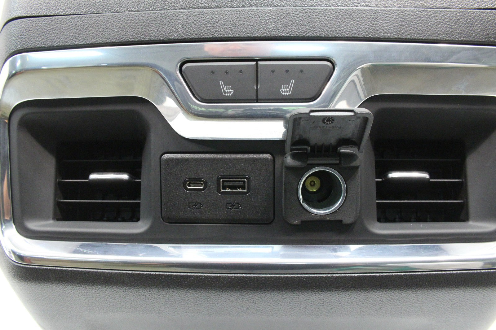 2019 - 2023 Chevy Silverado GMC Sierra Denali Center Console, Black w/ Ash Wood