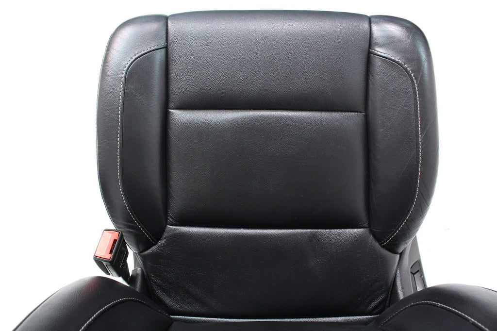 2014 - 2019 Sierra Chevy Silverado Front Seats, LTZ Power Black Leather, Heated