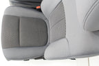 1999 - 2016 Ford Super Duty Front Seats, XL Steel Gray Cloth Bench w/ Jumpseat
