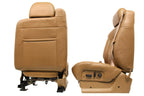 1999 - 2002 Chevy Silverado Sierra Bucket Seats, Oak Tan Leather Power Heat